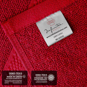 Infinitee Xclusives Premium White Hand Towels - Pack of 6, 41cm x 71cm Bathroom Hand Towel Set, Hotel & Spa Quality Hand Terry Towels for Bath room, Highly Absorbent and Super Soft Bathrooms Towels