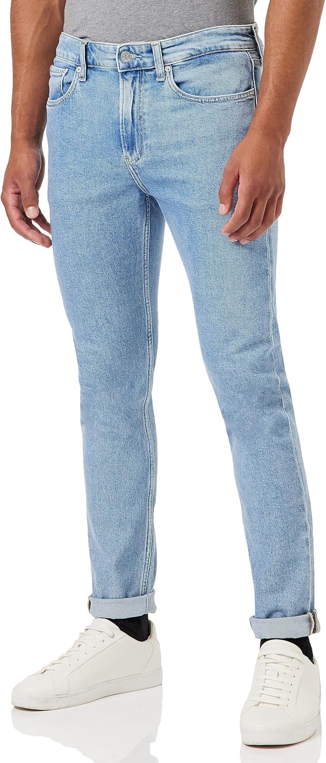 Men Slim Denim Pants Slim Denim Pants β image 1