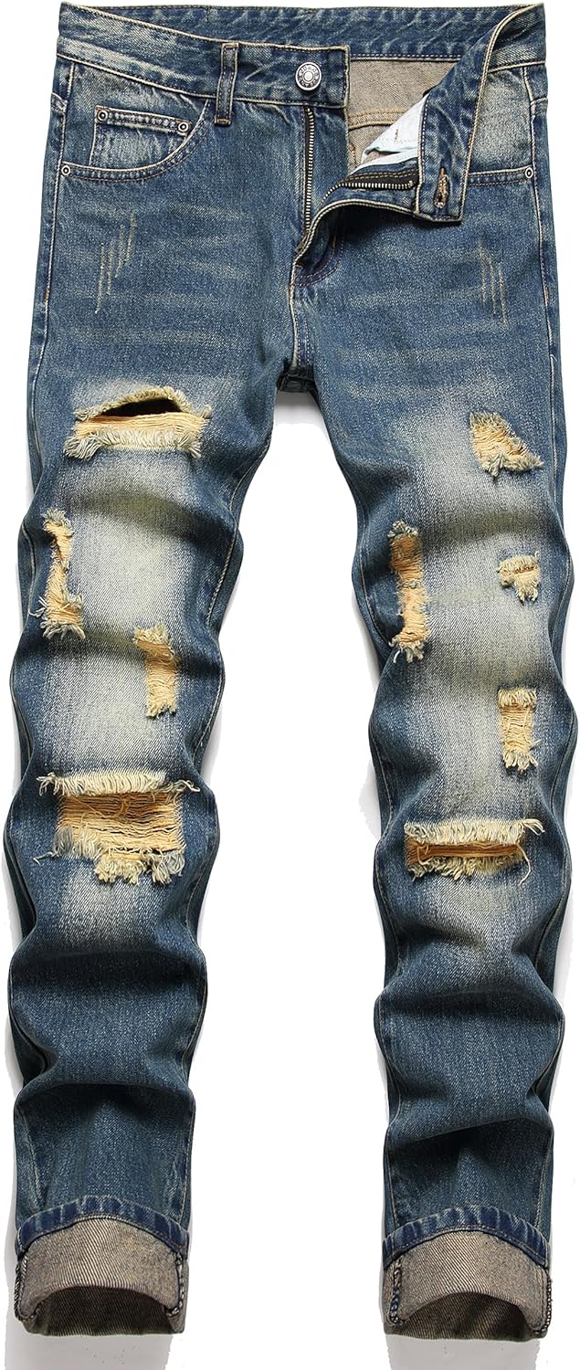 Men's Ripped Regular Fit Jeans β image 6