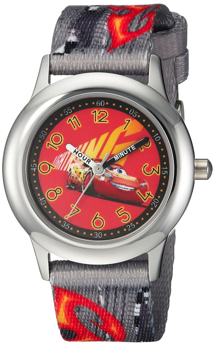 Disney Cars Kids' WDS000296 Disney Cars 3 Analog Display Analog Quartz Grey Watch, CARS, SS Kids