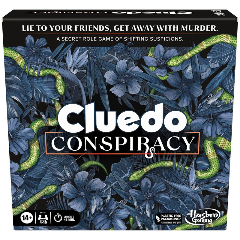 Hasbro Gaming Clue Conspiracy Board Game for Adults and Teens | Secret Role Strategy Games | Ages 14+ | 4-10 Players | 45 Mins. | Mystery Games | Party Games