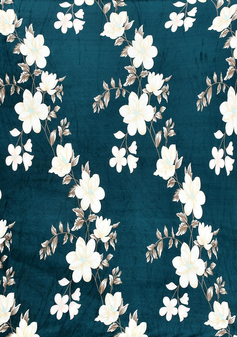 TIB Presents Flannel Warm Diwan Cover Set, 1 Single Bedsheet (60 x 90 inch), 5 Pillows (16 x 16 inch), 2 Bolster Covers (16 x 32 inch) (Triangle Black)