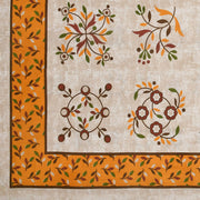 BLOCKS OF INDIA 200TC Diwan Set Cotton 8 Piece | Deewan Printed Bedsheet Sets for Living Room Hall (Set of 8 Piece, 1-Bed Sheet | 2-Bolster Cover | 5-Cushion Cover (Color 25)