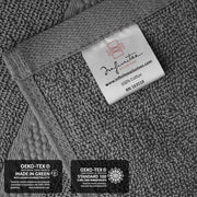 Infinitee Xclusives Premium White Hand Towels - Pack of 6, 41cm x 71cm Bathroom Hand Towel Set, Hotel & Spa Quality Hand Terry Towels for Bath room, Highly Absorbent and Super Soft Bathrooms Towels