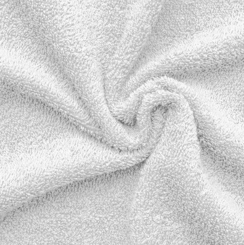 Hotel Linen Klub 4-Piece Hand Towel Set - Premium Cotton Terry, Luxurious Ringspun, 480 GSM Highly Absorbent and Quick Dry for Spa-Like Comfort, Size: 40 x 70 cm, Gray