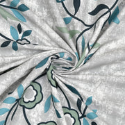 BLOCKS OF INDIA 200TC Diwan Set Cotton 8 Piece | Deewan Printed Bedsheet Sets for Living Room Hall (Set of 8 Piece, 1-Bed Sheet | 2-Bolster Cover | 5-Cushion Cover (Color 25)