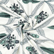 BLOCKS OF INDIA 200TC Diwan Set Cotton 8 Piece | Deewan Printed Bedsheet Sets for Living Room Hall (Set of 8 Piece, 1-Bed Sheet | 2-Bolster Cover | 5-Cushion Cover (Color 25)