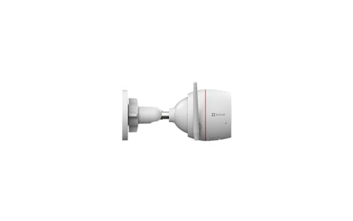 EZVIZ H3c Security Camera, 3MP 2K Outdoor WiFi Camera CCTV for Home with Color Night Vision, AI Human Shape Detection, Active Defense, Weatherproof, Two Way Talk, Customizable Voice, Works with Alexa