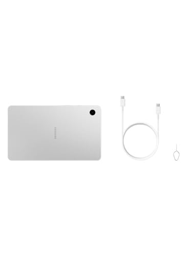 Samsung Galaxy Tab A9 WiFi Android Tablet, 8GB RAM, 128GB Storage, Silver (UAE Version)