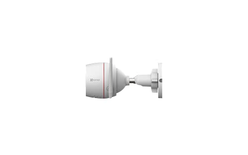 EZVIZ H3c Security Camera, 3MP 2K Outdoor WiFi Camera CCTV for Home with Color Night Vision, AI Human Shape Detection, Active Defense, Weatherproof, Two Way Talk, Customizable Voice, Works with Alexa