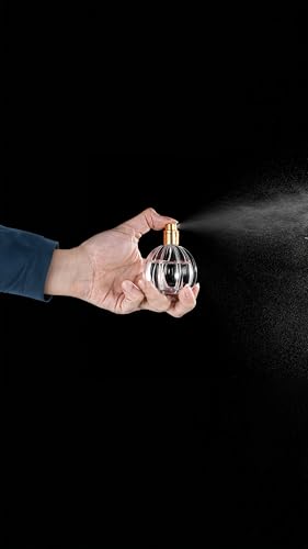 50ML 1.7 OZ Refillable Atomizer Spray Glass Empty Perfume Bottles for Travel