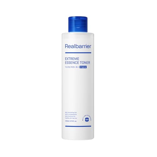 Real Barrier Extreme Essence Toner 190 ml (2-in-1: Essence + Toner) - K-Beauty Anti-Ageing Serum/Facial Toner with Hyaluronic Acid for Sensitive Skin