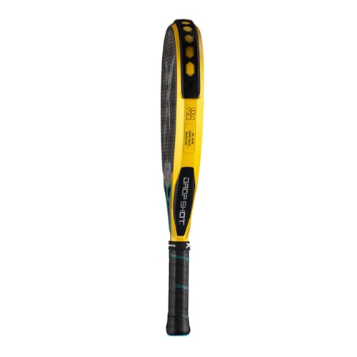 Drop Shot Axion Attack 2024 ??Padel Racket with Shock Absorption, Great Control and Power ??Professional Padel (Yellow)
