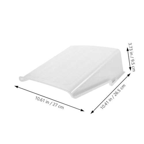 OSALADI Sun Rain Shade Camera Top Cover Shield Protective Roof Weatherproof Glare Protection Cover Sunshade Cctv Camera Top Cover for Outdoor Security Camera, 2 Sets