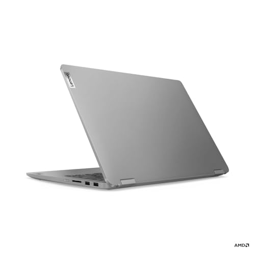 Lenovo IdeaPad Flex 5 14ABR8 2-in-1 Laptop with Pen, 14" WUXGA (1920x1200) Touch Display, Ryzen 7 7730U, 16GB RAM, 512GB SSD, Backlit Eng-Arabic KB, Win 11, Arctic Grey - [82XX0081AX]