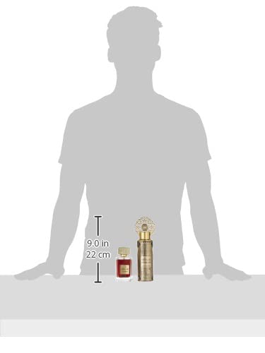 Arabiyat Khashb Oud Gold Perfume Gift Set For Unisex, Eau De Parfum, 100 Ml + Deodorant, 200 Ml