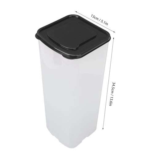 Bread Box, Plastic Bread Container with Airtight Lid, 5.1x13.6in Tall Bread Saver Bread Storage for Kitchen Counter, Bread Keeper Sandwich Bread Holder for Kitchen Counter
