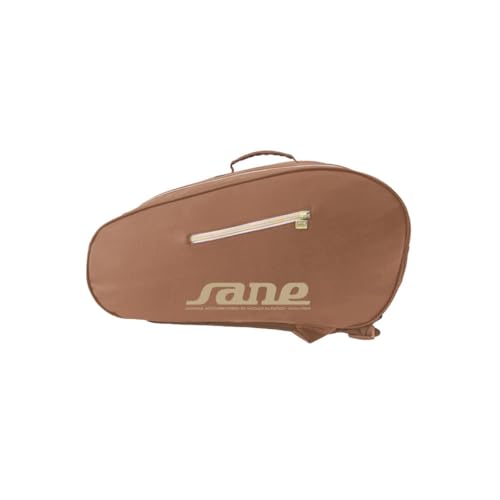 Sane Pro Leather Brown Padel Racket Bag