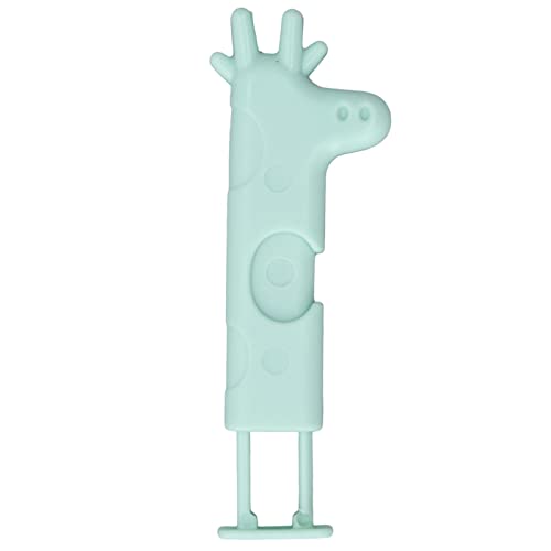 NIBEMINENT Sealing Clips Strong Clamping Force Moisture Proof Giraffe Look Plastic Bag Clips for Food Storage Bread Bags Snack BagGreen