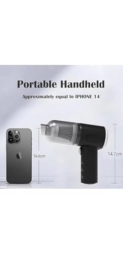3 in 1 Portable Vacuum Cleaner Duster Blower Air Pump Wireless Handheld Clean Microscopic dust Like Car, Home,Computer, Laptop, Flower, Mirror Vehicle Interior Cleaner