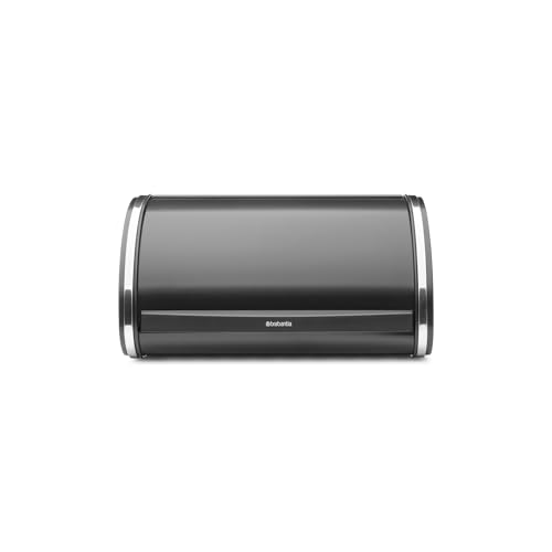 Brabantia Roll Top Bread Box, Medium - Matte Steel 348907