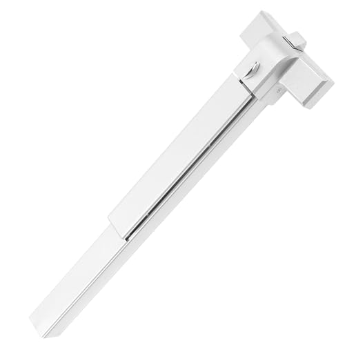 Cryfokt Door Push Bar Panic Exit Device Stainless Steel Commercial Emergency Hardware Double Opening Design for Hotels Schools Hardware Push Bar Panic Exit Device for Wooden Steel Doors