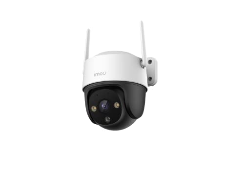 Imou 1080P Security Camera Surveillance Camera Outdoor, 360° Wi-Fi Camera for Home Smart with Human Detection Motion Tracking Two-Way Talk 30m IR Color Night Vision IP66 Water Proof Siren(Cruiser SE+)
