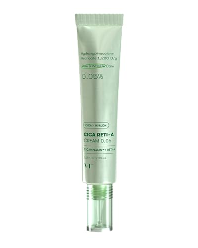 VT COSMETICS Cica Reti-A Retinol Essence 0.1 | Skin Balancing Essence For Sensitive Skin 1.01 fl oz (50ml)