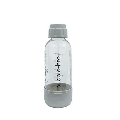 bubble-bro Origin Sparkling Water Maker Family Pack - with 2 x 60L CO2 Cylinders, 1 x additional 1L bottle & 2 x 500ml bottles (Metallic Grey)