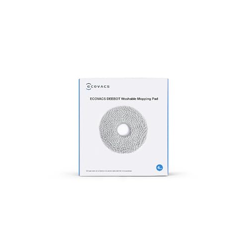Ecovacs Replacement Vacuums Mop Cloths Cleaning Pads for DEEBOT T20 OMNI/X1 OMNI/T10 OMNI Robot Vacuum Cleaner Parts, 2 in pack (D-WP04-0012)