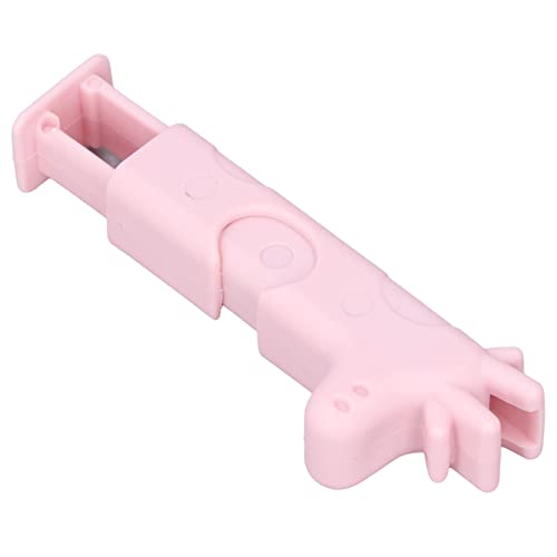 NIBEMINENT Sealing Clips Strong Clamping Force Moisture Proof Giraffe Look Plastic Bag Clips for Food Storage Bread Bags Snack BagPink