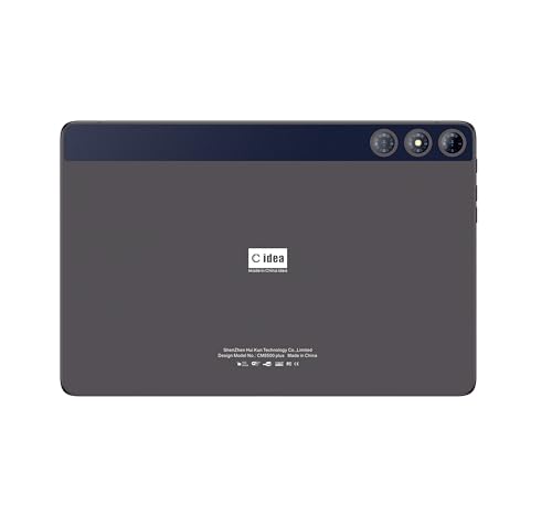 C idea 10" Smart Tablet CM8500 Plus, Android Kids Computer Tab, Dual SIM 5G LTE Wifi, Zoom & Tiktok Supported with Wireless Earbuds/Bluetooth Mini Speaker/Keyboard/Mouse/Protective Case (Grey)