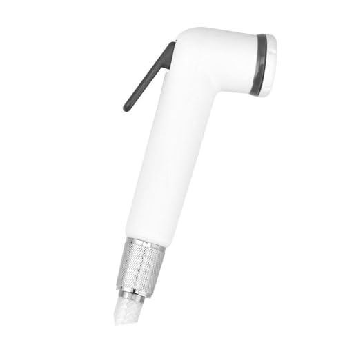 Milano Deluxe Plus Shattaf Set - White Finish| Acrylic Jet Spray For Toilet | Handheld Bidet Sprayer Kit-Sprayer, Sprayer Holder, Hose, Screws | Fits All Standard Shower Hoses | Bathroom Fixtures