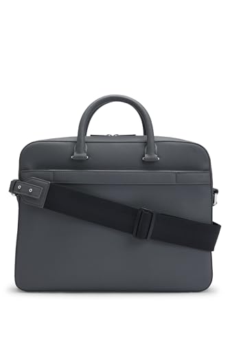 BOSS Mens Ray S doc case Signature-detail document case in faux leather Size