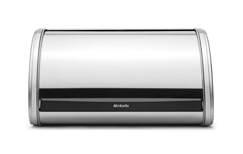 Brabantia Roll Top Bread Box, Medium - Matte Steel 348907
