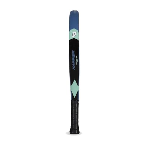 Prince Harrier V2 Padel Racquet, Black/Blue/Mint