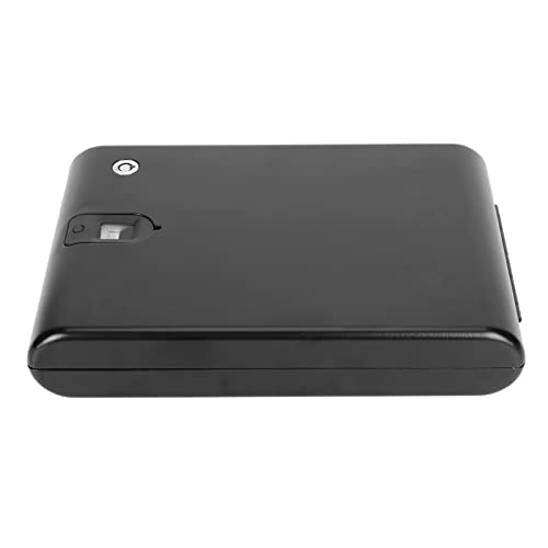 Esloy Security Box, Strong and Sturdy Safe and Practical Optical Fingerprint Low Warning Pistol Security Box for Anti-Theft for Workshop
