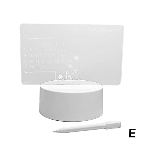 CRTGW Note Board Creative Led Night Light USB Message Board Holiday Light with Pen Gift for Children Girlfriend Decoration,Childrens Night Light Writing Lamp