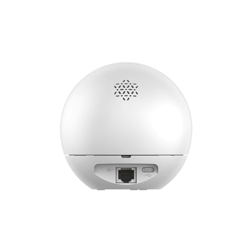 EZVIZ H6 5MP 3K Smart Home Security Wi-Fi Camera, 360° Pan/Tilt Indoor IP Camera, Hand Recognition & Control, Connect with Two-Way Talk, Auto-Zoom Tracking, Night Vision (10m), White