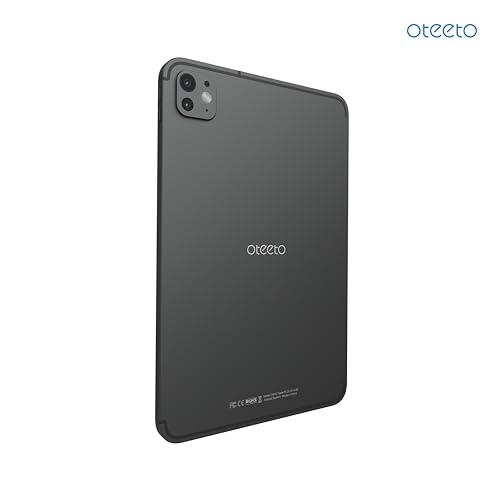 OTEETO TAB 15 Tablet/10.1 Inch/4G SIM/iOS Style Operating System/5G Dual SIM/Octa Core Processor/Included Flip Cover&Keyboard/8GB RAM + 512 GB ROM/Android 13/6000 mAh/8MP Front+13 MP Rear (Gray)