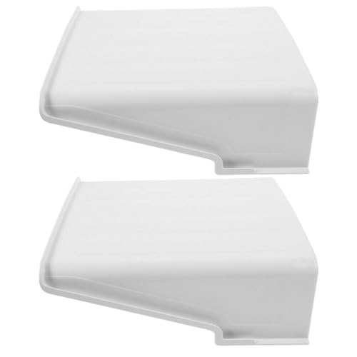 OSALADI Sun Rain Shade Camera Top Cover Shield Protective Roof Weatherproof Glare Protection Cover Sunshade Cctv Camera Top Cover for Outdoor Security Camera, 2 Sets
