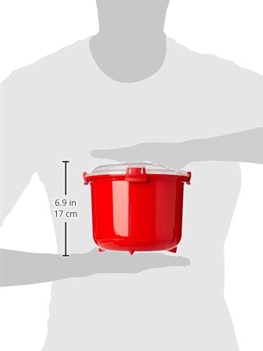 Sistema Microwave Collection Steamer, Large, 109 oz./3.2 L, Red 2.6L Red 1110