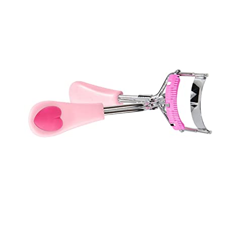 Arabest Eyelash Curler, Eye Lash Curler With Brush Mascara, False Eyelashes Accessory, Best Professional Tool for Lashes Curls for Daily Makeup, Eyelash Curler with Built in Comb (pink)