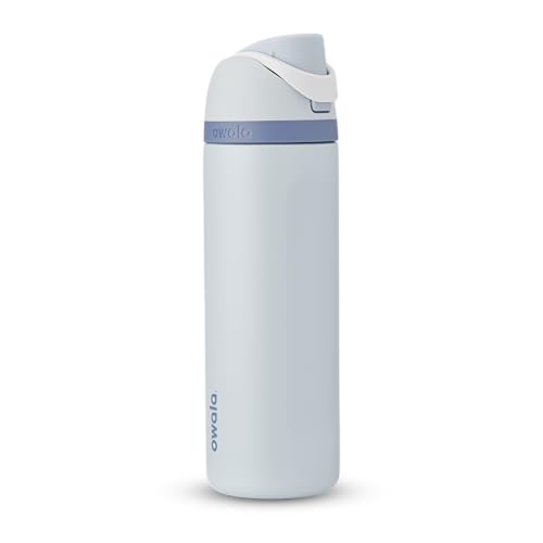 Owala Disney Princess FreeSip Insulated Stainless Steel Water Bottle with Straw for Sports and Travel, BPA-Free Sports Water Bottle, 24 oz, Cinderella