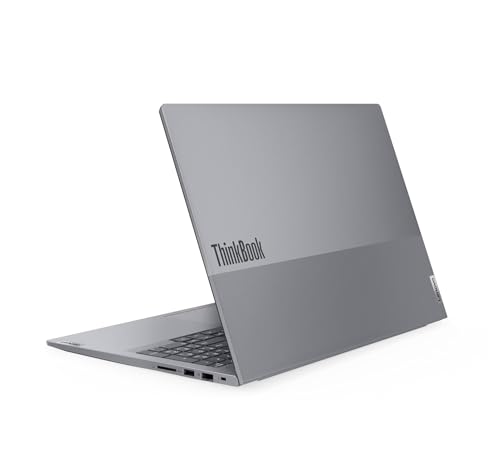 Lenovo Thinkbook 16 G6 AMD Ryzen 5 7430U 16" Wuxga IPS Antiglare 300 NITS Laptop (16GB RAM, 512GB SSD, Integrated AMD Radeon™ Graphics) Fingerprint | Backlit | Win 11 Pro (UPGRADED) 21KK008FAK - Grey