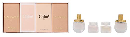 CHLOE Women's Nomade Eau De Parfum, 2 x 5 ml + Eau De Toilette Perfume, 5 ml + Eau De Parfum, 5 ml Mini Set, CHLBLW004