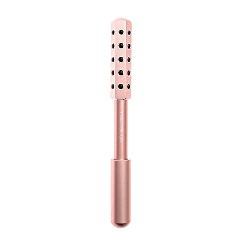 YOUTH LAB Radiance Roller - Germanium Stone Uplifting Face Massager Beauty Roller/Tool for Skin Tightening/Firming, De-Puffing, Anti-Aging and Tension Relief (Purple, Rose Gold and Black)