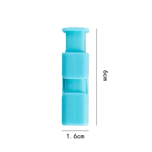 XnxnzhHo 8 PCS Squeeze and Lock Bread Bag Clips,Bag Clips for Food Storage,Snack Packaging Bags, Plastic Bag Sealing,Moisture Proof and Stay Fresh