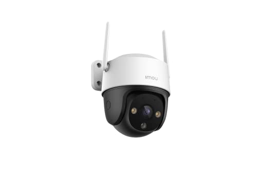 Imou 1080P Security Camera Surveillance Camera Outdoor, 360° Wi-Fi Camera for Home Smart with Human Detection Motion Tracking Two-Way Talk 30m IR Color Night Vision IP66 Water Proof Siren(Cruiser SE+)