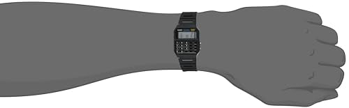 Casio Unisex Watch - CA-53W-1Z grey Dial, Black Band